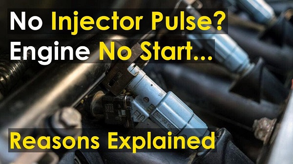 What causes no injector pulse in car?