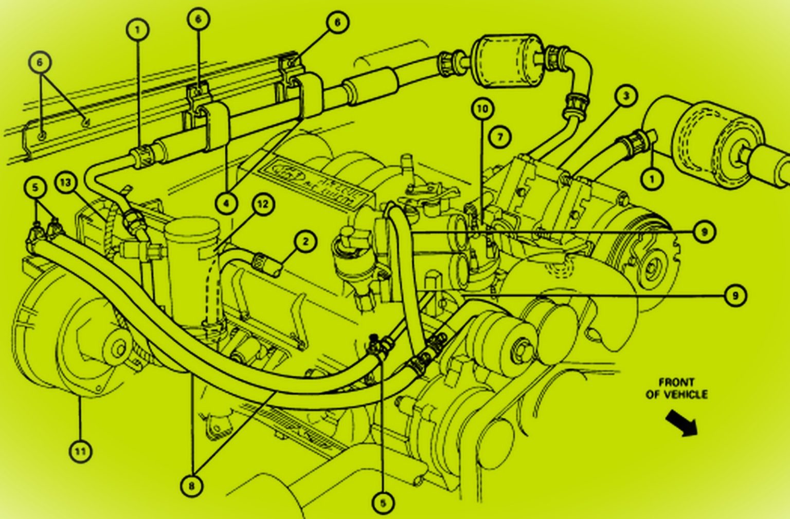 Heat Flow Blueprint Deciphering The Ford 54 Heater Hose Diagram Car Pro 