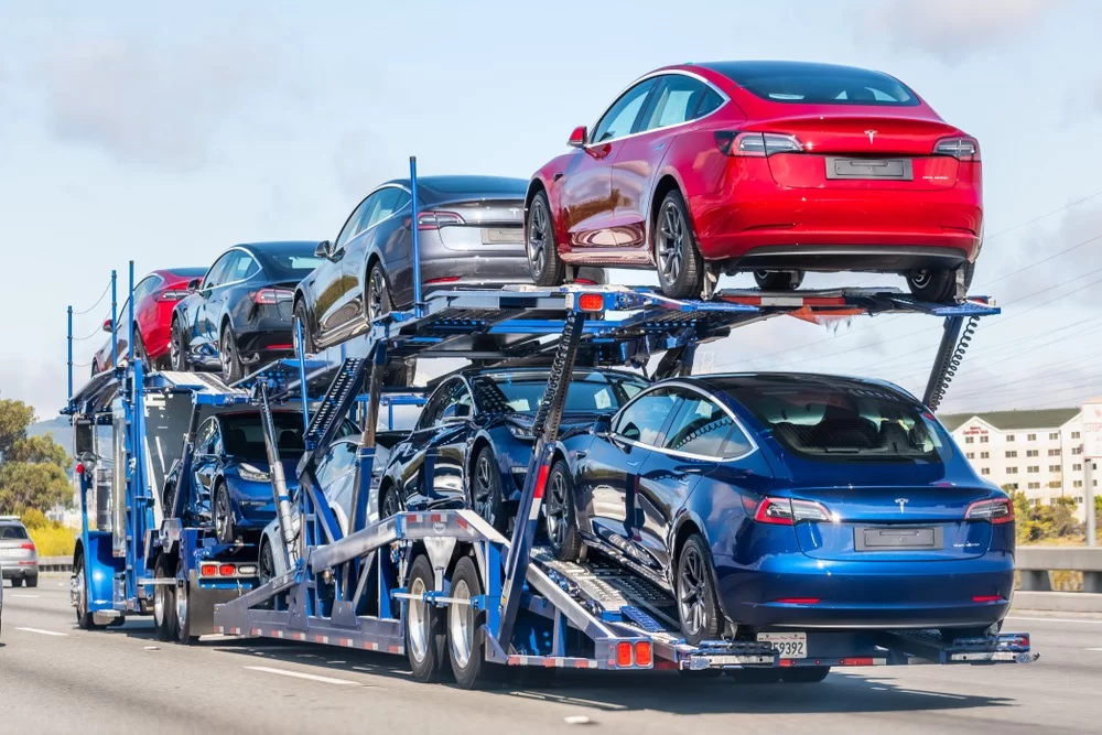 What is used to transport vehicles
