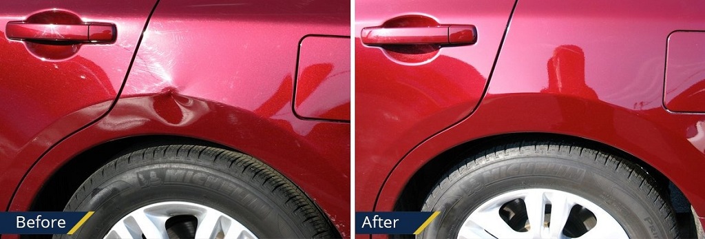 How much does it cost to fix a dent in the back of a car