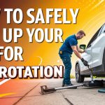 How to jack a car for tire rotation