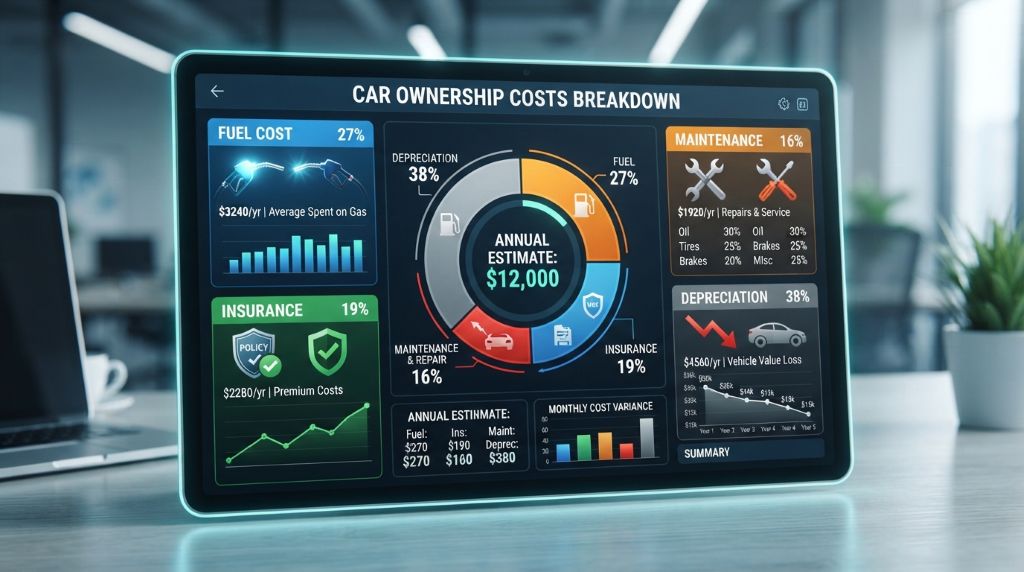 Long-term car ownership expenses and depreciation costs